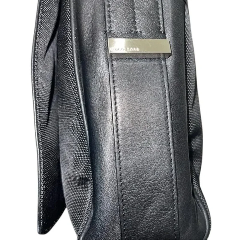 BOSS Hugo boss men leather briefcase